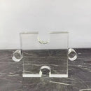 GobekUsa Crystal Geometric Puzzle Glass Sculpture Home Decor Figurine