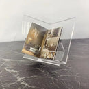 GobekUsa Acrylic Geometric Bookshelf Magazine Rack Desktop Organizer Home Decor Storage