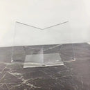 GobekUsa Acrylic Geometric Bookshelf Magazine Rack Desktop Organizer Home Decor Storage