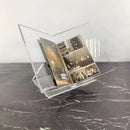 GobekUsa Acrylic Geometric Bookshelf Magazine Rack Desktop Organizer Home Decor Storage