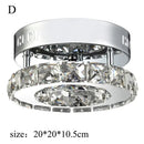 GobekUsa Crystal LED Ceiling Lights: Modern Luxury Indoor Lighting for Living Room & Aisles