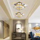 GobekUsa Crystal LED Ceiling Lights: Modern Luxury Indoor Lighting for Living Room & Aisles