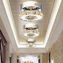 GobekUsa Crystal LED Ceiling Lights: Modern Luxury Indoor Lighting for Living Room & Aisles