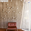 GobekUsa Modern Clear Bubble Crystal Wall Sconce Hemisphere - Warm/White Light for Hallway & Living Room