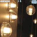 GobekUsa Modern Clear Bubble Crystal Wall Sconce Hemisphere - Warm/White Light for Hallway & Living Room