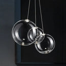 GobekUsa Bubble Glass Chandeliers Pendant Lights for Kitchen Island and Dining Room