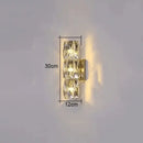 GobekUsa Crystal High-End Wall Lamp for Luxury Living Room, Bedroom, Villa Lighting