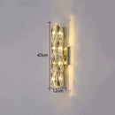 GobekUsa Crystal High-End Wall Lamp for Luxury Living Room, Bedroom, Villa Lighting