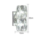 GobekUsa Crystal High-End Wall Lamp for Luxury Living Room, Bedroom, Villa Lighting