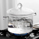 GobekUsa Glass Cooking Pot - Heat-Resistant Stove Pot for Boiling Water, Cooking Noodles, and Making Soup