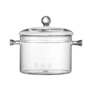 GobekUsa Glass Cooking Pot - Heat-Resistant Stove Pot for Boiling Water, Cooking Noodles, and Making Soup