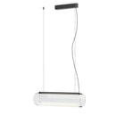 GobekUsa Clear Glass Cylinder Chandelier | Modern Indoor Suspension Light
