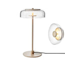 GobekUsa Clear Glass Table Lamp – Luxury Desk Light for Home Decor & Study