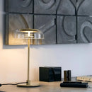 GobekUsa Clear Glass Table Lamp – Luxury Desk Light for Home Decor & Study