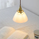 GobekUsa Glass LED Pendant Lamp, Modern Nordic Style, Adjustable 2m Wire, Copper Socket
