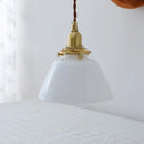GobekUsa Glass LED Pendant Lamp, Modern Nordic Style, Adjustable 2m Wire, Copper Socket