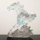GobekUsa Clear Horse Resin Sculpture Decorative Figurine Home Decoration