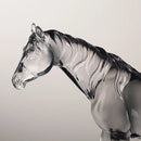 GobekUsa Clear Horse Resin Sculpture Decorative Figurine Home Decoration