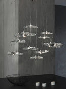 GobekUsa Glass Staircase Pendant Light for Restaurant, Bar, and Bedside Table