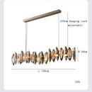 GobekUsa Crystal LED Chandelier: Modern Luxury Indoor Hanging Lamp, Living Room Decor