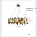 GobekUsa Crystal LED Chandelier: Modern Luxury Indoor Hanging Lamp, Living Room Decor