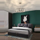 GobekUsa Crystal LED Chandelier: Modern Luxury Indoor Hanging Lamp, Living Room Decor