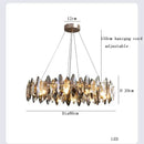GobekUsa Crystal LED Chandelier: Modern Luxury Indoor Hanging Lamp, Living Room Decor