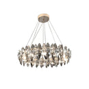 GobekUsa Crystal LED Chandelier: Modern Luxury Indoor Hanging Lamp, Living Room Decor