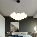 GobekUsa Bubble Glass Ball Pendant Lights Chandelier for Living Room Bedroom Kitchen Kids G9 LED