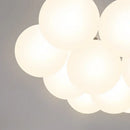 GobekUsa Bubble Glass Ball Pendant Lights Chandelier for Living Room Bedroom Kitchen Kids G9 LED