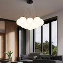 GobekUsa Glass Ball LED Pendant Light for Home Decor, Nordic Style Chandelier for Living Room