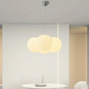 GobekUsa Glass Ball Milky White Chandelier for Home Decor Fixture