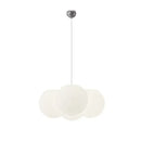 GobekUsa Glass Ball Milky White Chandelier for Home Decor Fixture