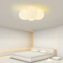 GobekUsa Glass Ball Milky White Chandelier for Home Decor Fixture