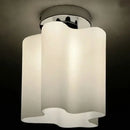 GobekUsa Cloud Glass LED Ceiling Light: Modern Minimalist Circular Design for Bedroom, Hallway, Restaurant