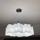 GobekUsa Cloud Glass LED Ceiling Light: Modern Minimalist Circular Design for Bedroom, Hallway, Restaurant