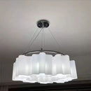 GobekUsa Cloud Glass LED Ceiling Light: Modern Minimalist Circular Design for Bedroom, Hallway, Restaurant