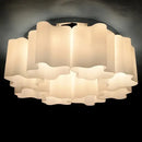 GobekUsa Cloud Glass LED Ceiling Light: Modern Minimalist Circular Design for Bedroom, Hallway, Restaurant