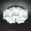 GobekUsa Cloud Glass LED Ceiling Light: Modern Minimalist Circular Design for Bedroom, Hallway, Restaurant