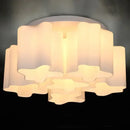 GobekUsa Cloud Glass LED Ceiling Light: Modern Minimalist Circular Design for Bedroom, Hallway, Restaurant