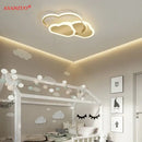 GobekUsa Cloud Pink LED Ceiling Lamp for Children's Room - Dimmable Modern Lighting