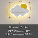 GobekUsa Cloud Wall Lamps: Modern Kids Room Lighting with Switch, Children's Bedroom Decor
