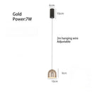 GobekUsa COB Pendant Light: Elegant Chandelier for Dining Room and Bar Décor