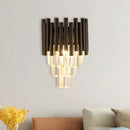 GobekUsa Coffee Crystal Wall Light"
or
"Modern Coffee Crystal Wall Light Fixture - 2 Lights