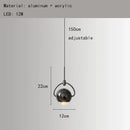 Modern Colorful Aluminum Mini Pendant Light