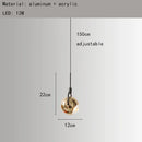 Modern Colorful Aluminum Mini Pendant Light