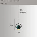 Modern Colorful Aluminum Mini Pendant Light