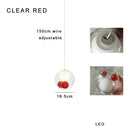 GobekUsa Colorful Balls Chandelier: Modern Dimmable Rectangle Dining Room & Bedside Hanging Lamp