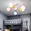GobekUsa Cute Cartoon LED Chandelier Light for Kids Bedroom and Nursery
