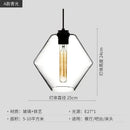GobekUsa Geometric Glass Pendant Light Collection: Modern Crystalline Pendant Series